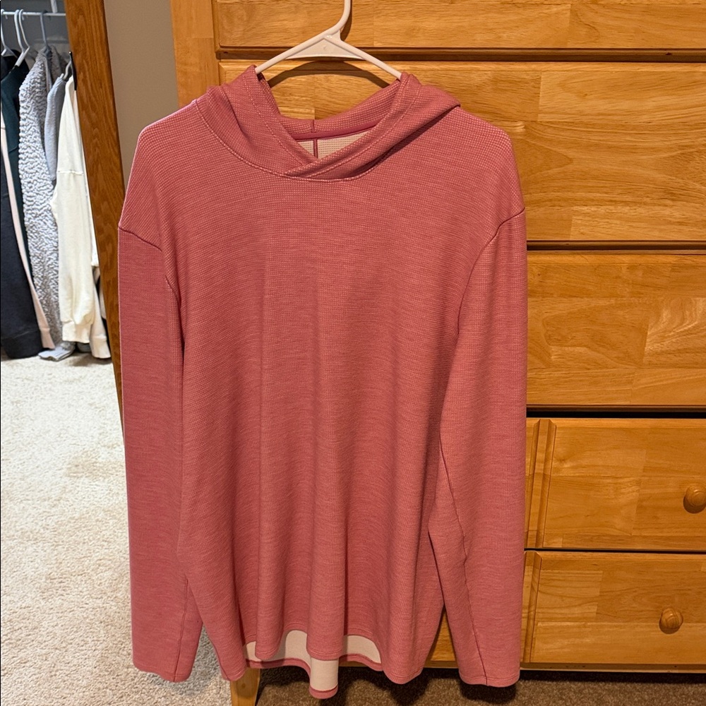 Lulu Lemon Pink Hooded Sweater